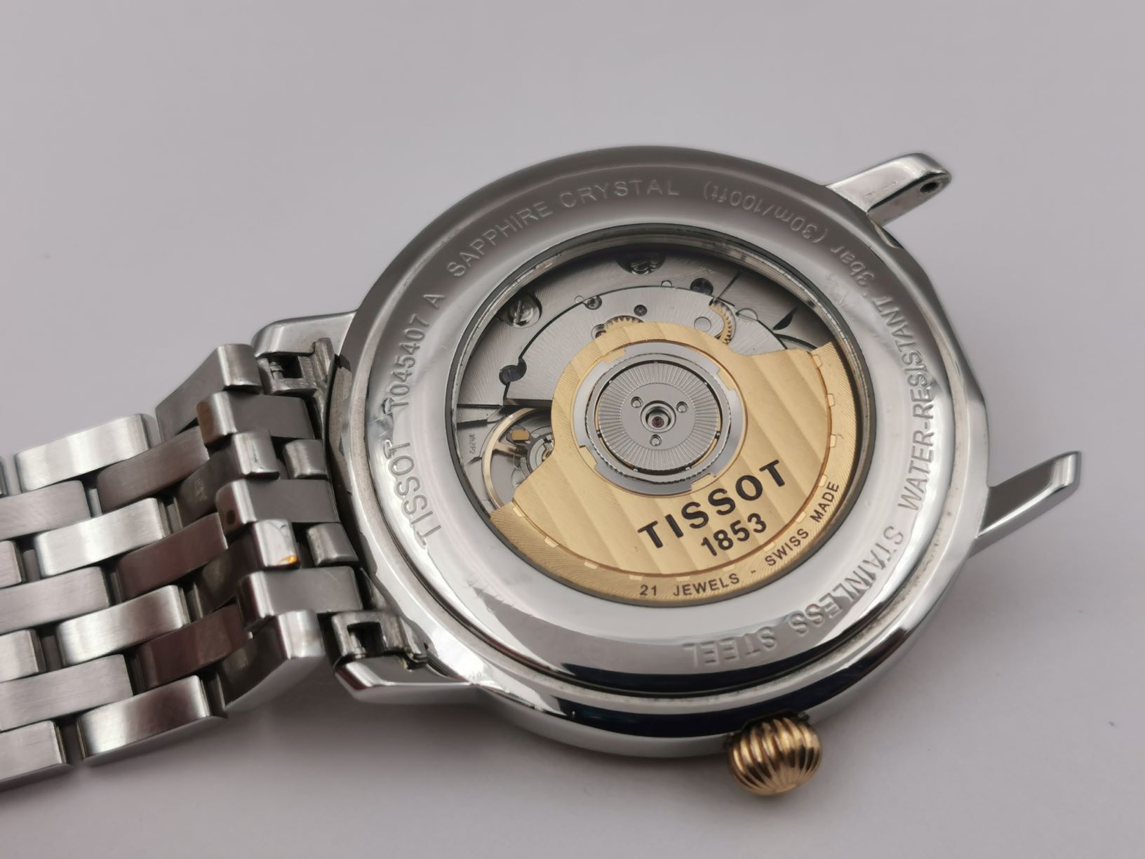 TISSOT T-Classic Bridgeport T045.407 Automatic Date Roman Dial Two Tone - 40 mm – Image 5