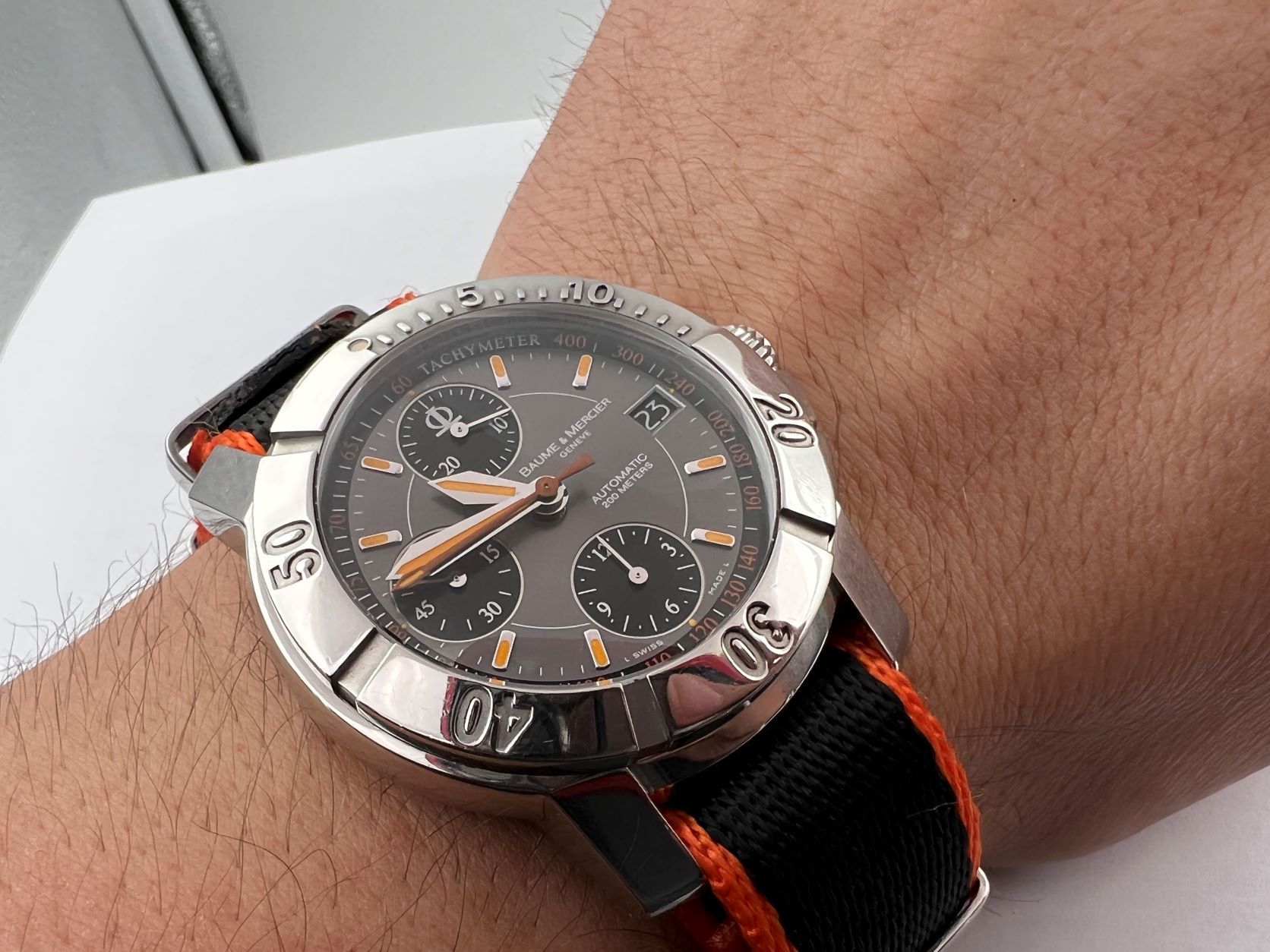 BAUME & MERCIER Capeland 65405 Chronograph Automatic Date Cal BM13750 - 43 mm – Image 2