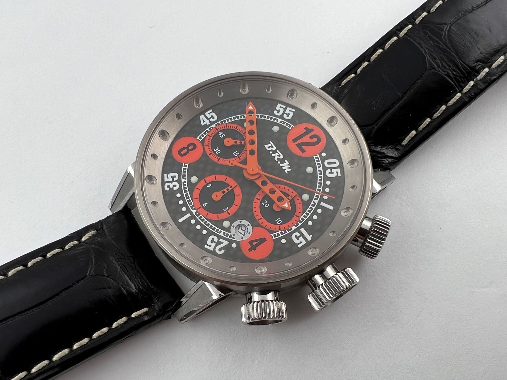 B.R.M V12-44 Bernard Richards Titanium Chronograph Automatic Cal ETA 7753 - 44 mm – Image 2