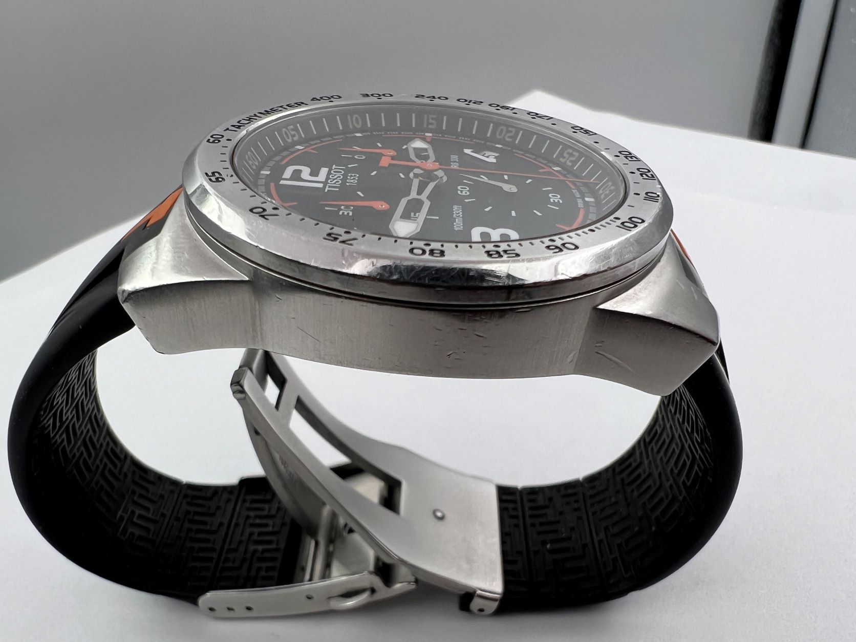 TISSOT PRS 330 T-Sport Chronograph T036417A Quartz Black Dial ALL ORIGINAL 42 mm – Image 4
