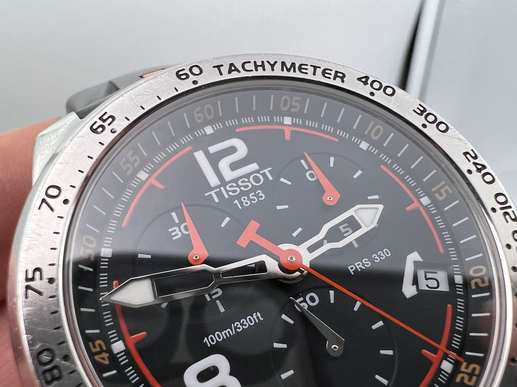 TISSOT PRS 330 T-Sport Chronograph T036417A Quartz Black Dial ALL ORIGINAL 42 mm – Image 6