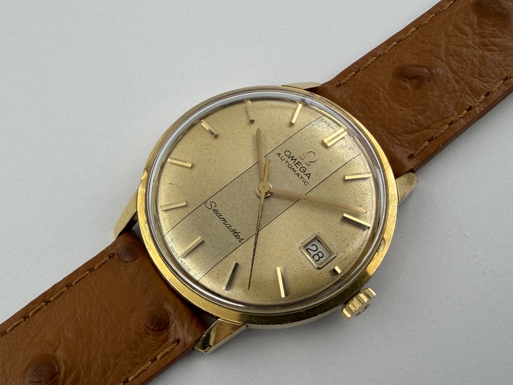 Vintage OMEGA 166.001 Seamaster 40 Mic Gold Plated Cal Ω 562 Automatic - 34 mm – Image 1