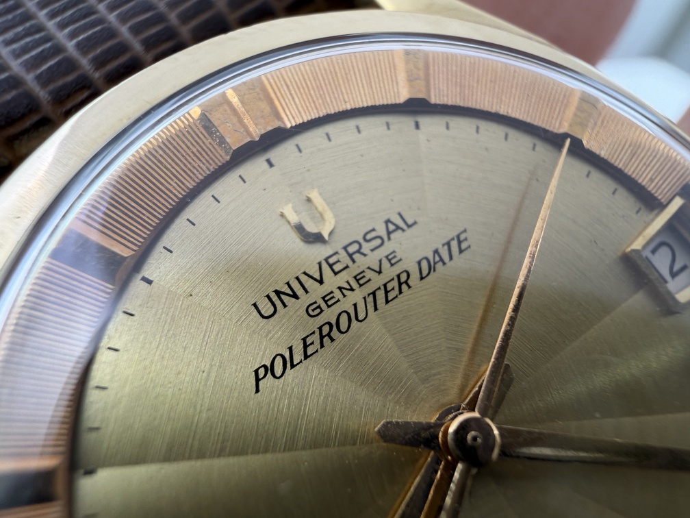 Vintage UNIVERSAL GENEVE Polerouter Date 869102/09 Cal 69 Automatic - 35 mm – Image 6