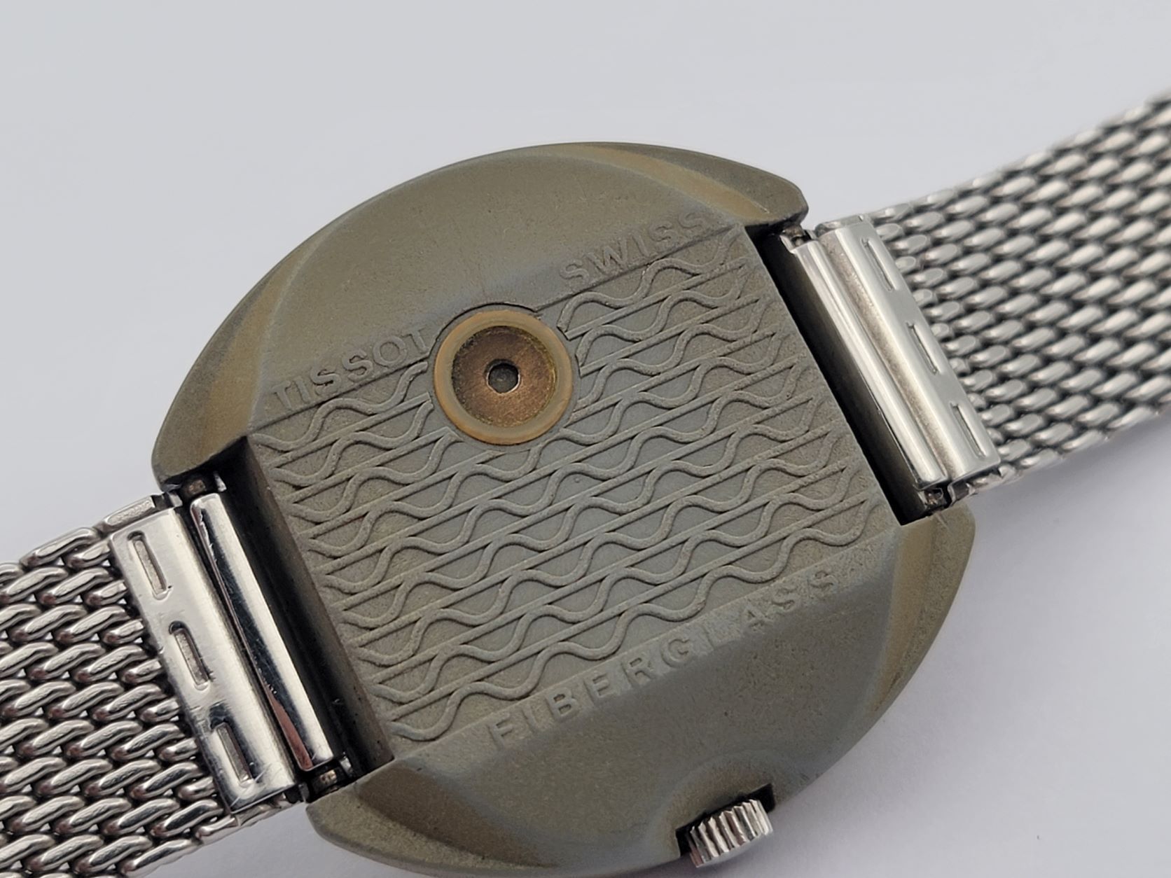 TISSOT Sideral Vintage Automatic Date Fiberglass Case - Blue Dial - 39 mm – Image 6