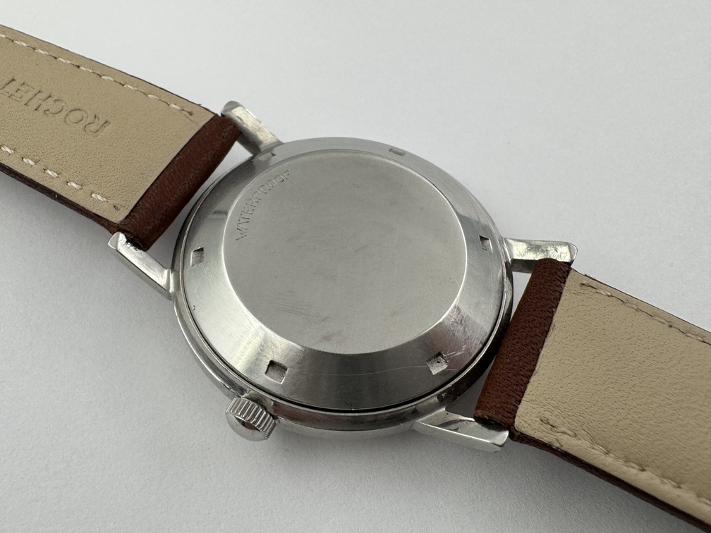 Vintage ZENITH Stellina Date Crosshair Pie Pan Dial Automatic Cal 2542PC - 34 mm – Image 9