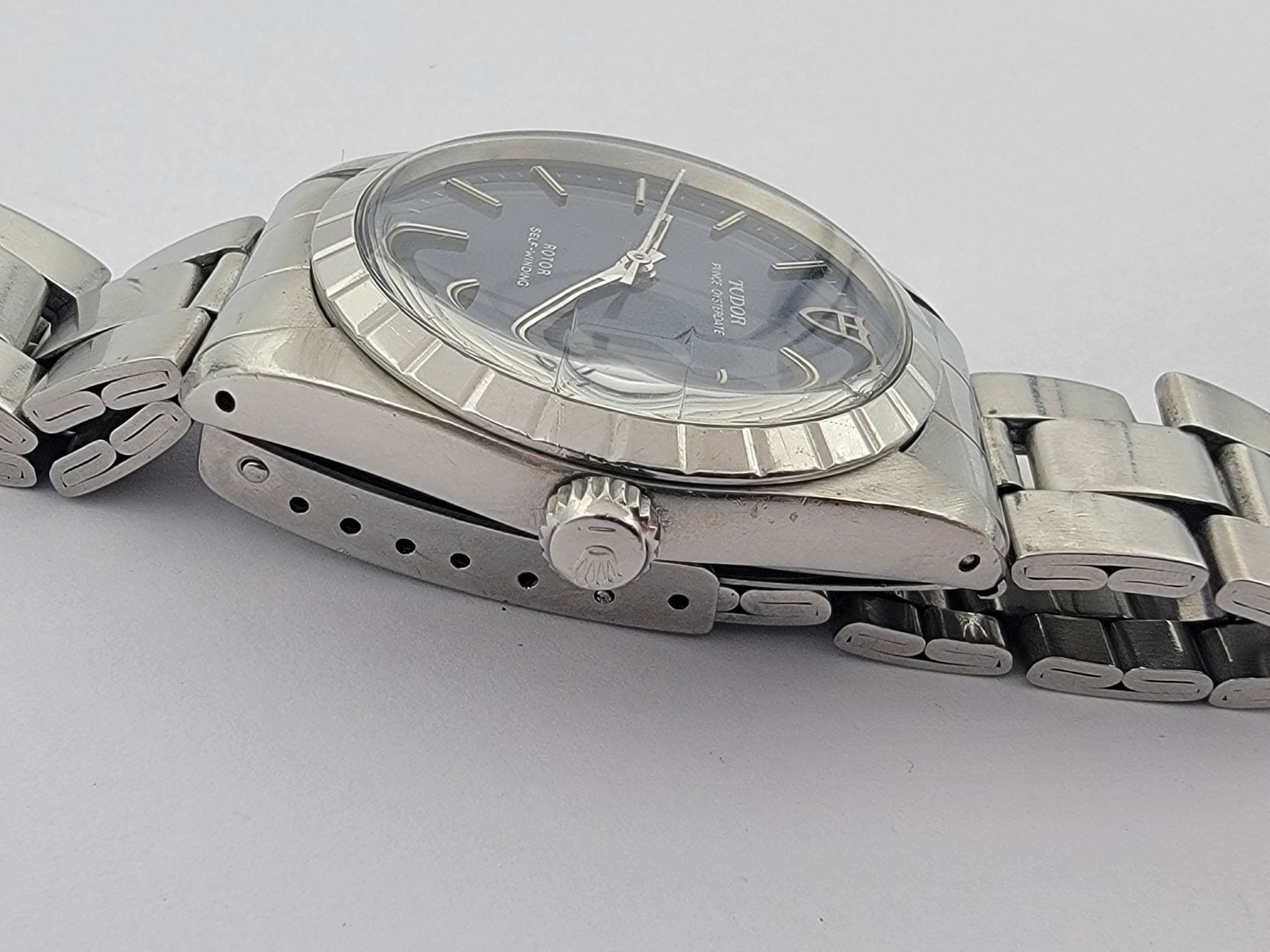 Vintage TUDOR 74000 Prince Oysterdate Blue Automatic Cal 2824-1 SERVICED - 34 mm – Image 3