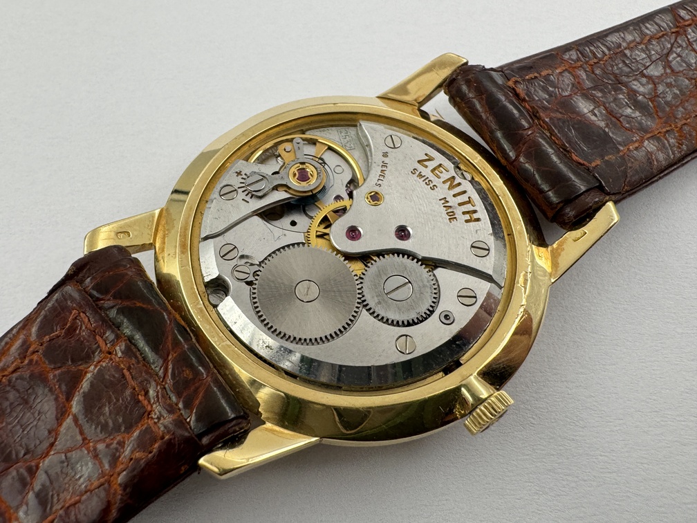 Vintage 60´s ZENITH 18K Yellow Gold Manual Winding Cal 2532 SERVICED - 33 mm – Image 5