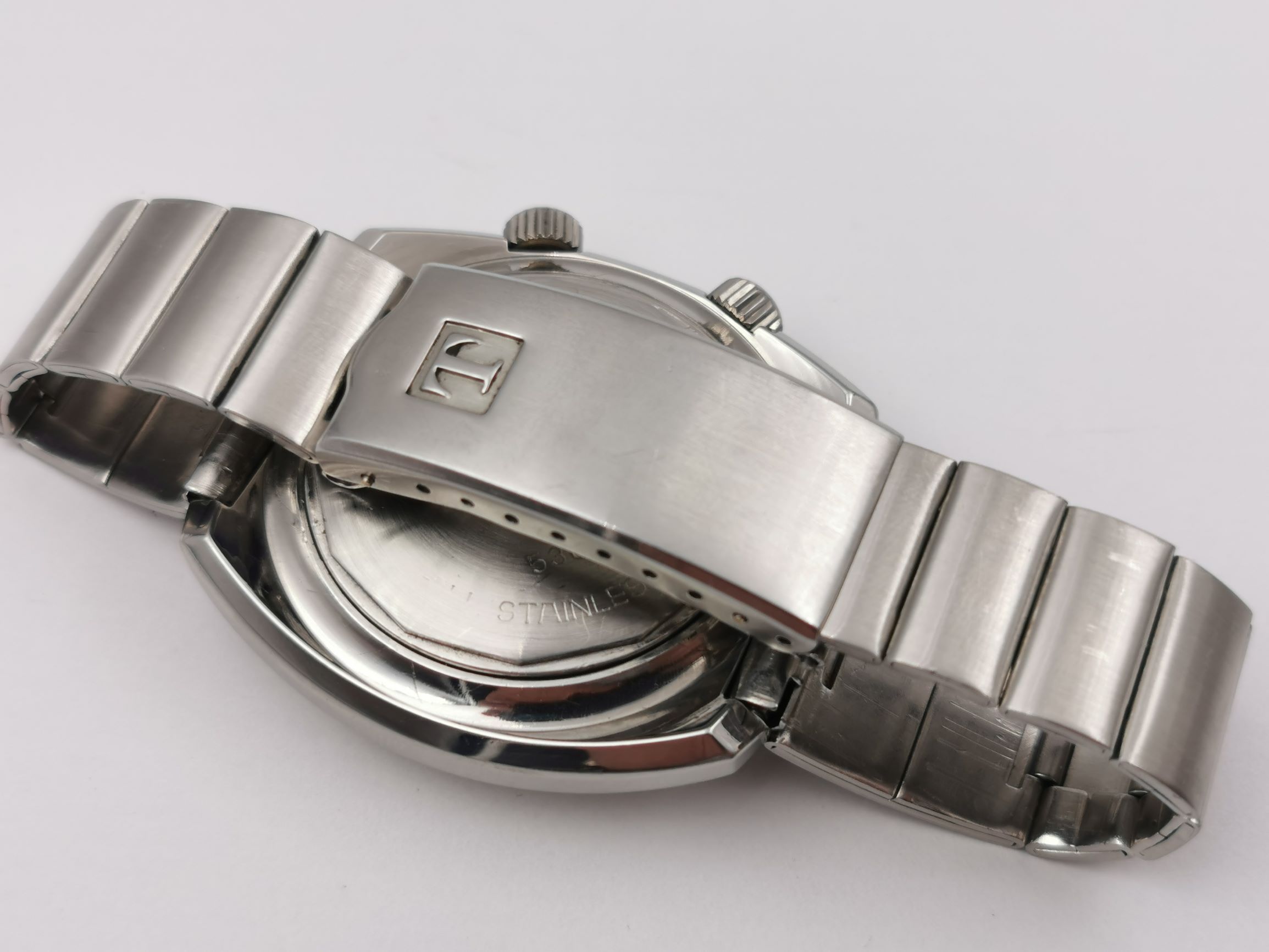 Vintage Tissot 3-72 Super Compressor Perpetual Calendar Cal 784-2 Gray - 42.5 mm – Image 2