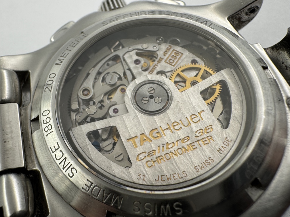 TAG HEUER Link CT511B White Dial Chronograph Automatic Cal 36 (Zenith) - 41 mm – Image 3