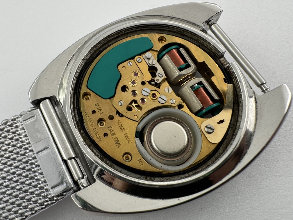 Vintage BULOVA 770 Spaceview "T" Accutron All Stainless Steel Cal 2141 - 38 mm – Image 7