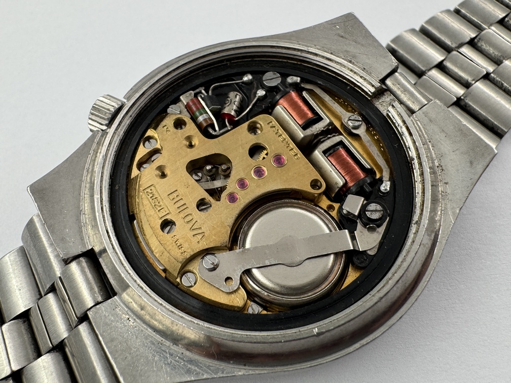 Vintage BULOVA Accutron 7751 International Harvester Pro-Ag Line 1976 Brown - 37 mm – Image 9
