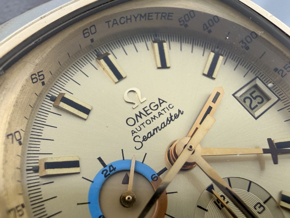 Vintage OMEGA 176.005 Seamaster Chrono Gold Plated Cal Ω 1040 Automatic - 42 mm – Image 4