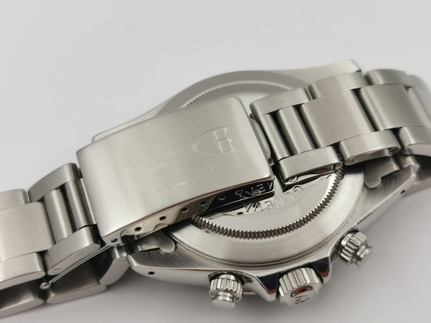 TUDOR Prince Date 79260P Reverse Panda Pre-Tiger Automatic Chrono Time SERVICED! – Image 6