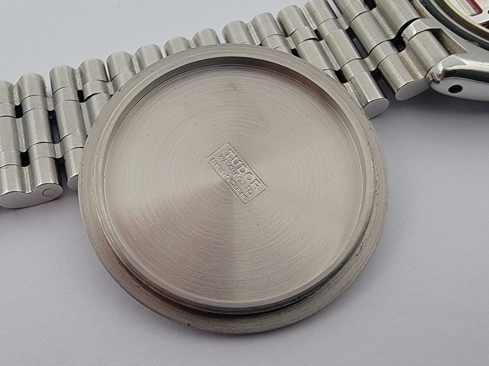 TUDOR Monarch 15730 Arabic White Dial Quartz All Stainless Steel - UNISEX 34 mm – Image 2