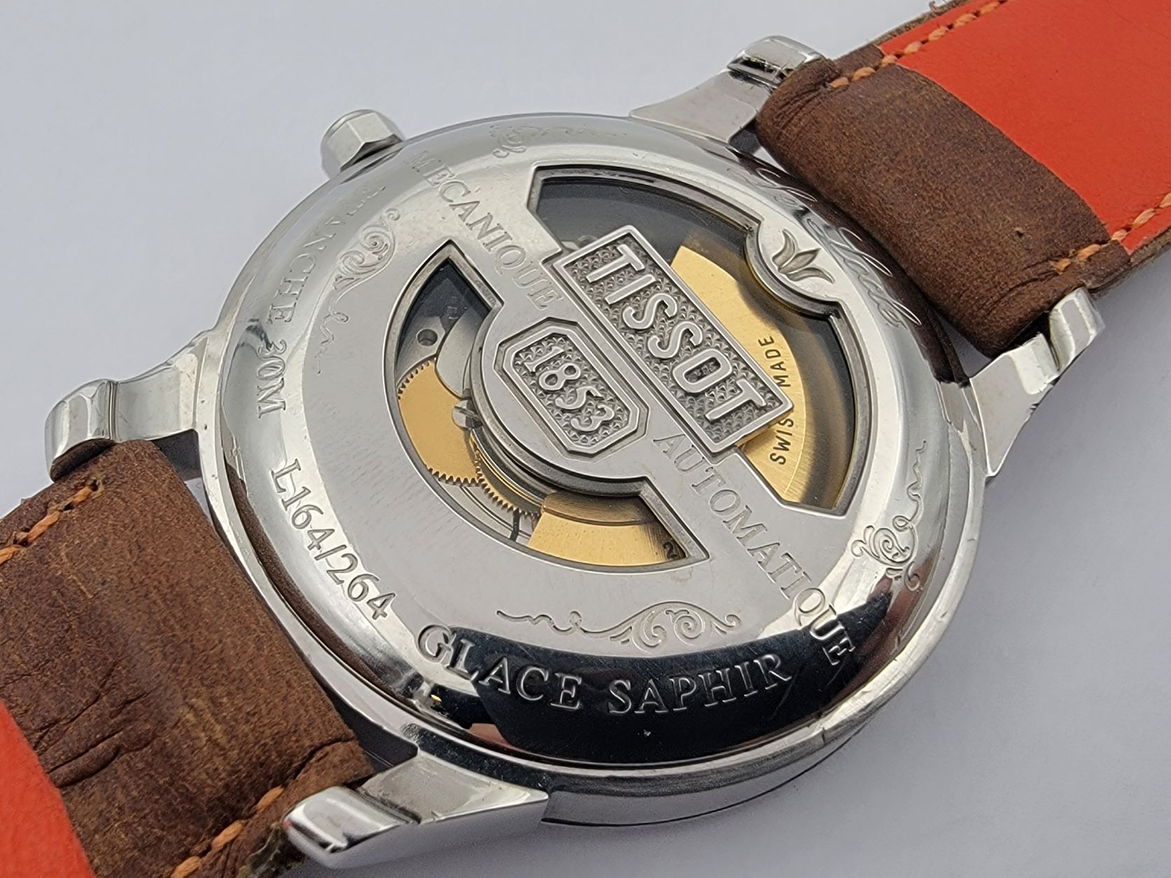 TISSOT Le Locle L 164 / 264 Automatic Date Cal ETA 2824-2 White Dial - 39 mm – Image 9