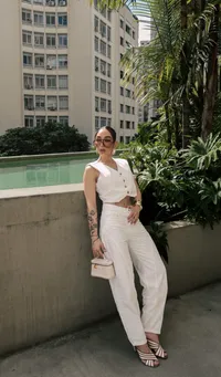 Calça Jeans Collor Off White – 36