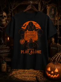 Ouija Board Shirt | Vintage Halloween Graphic, Orange-Black Retro Artwork – Image 1