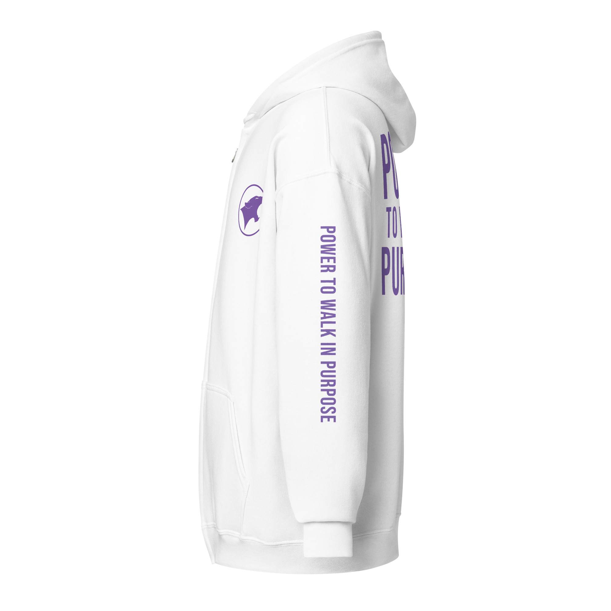Power to Walk in Purpose Unisex zip hoodie – Image 8