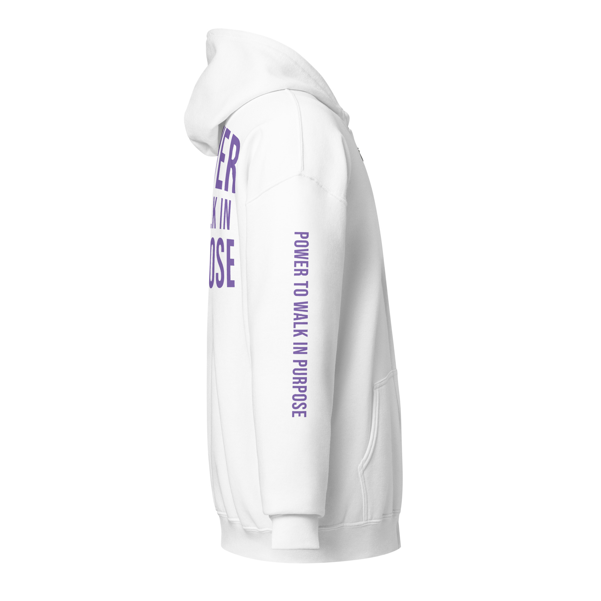 Power to Walk in Purpose Unisex zip hoodie – Image 9