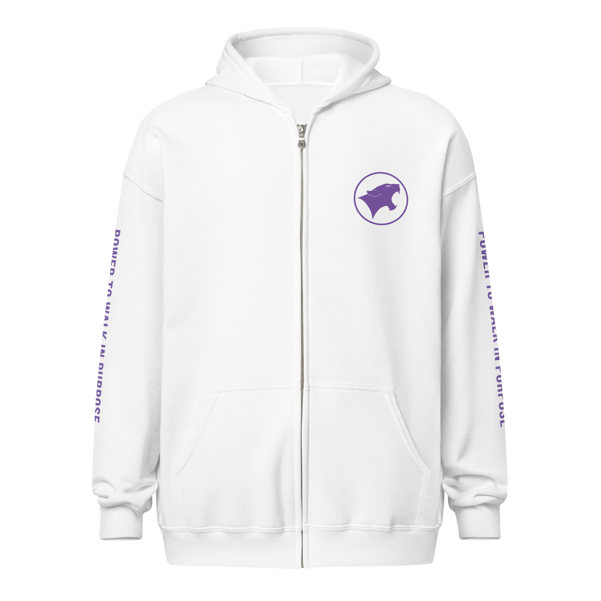 Power to Walk in Purpose Unisex zip hoodie – Image 7