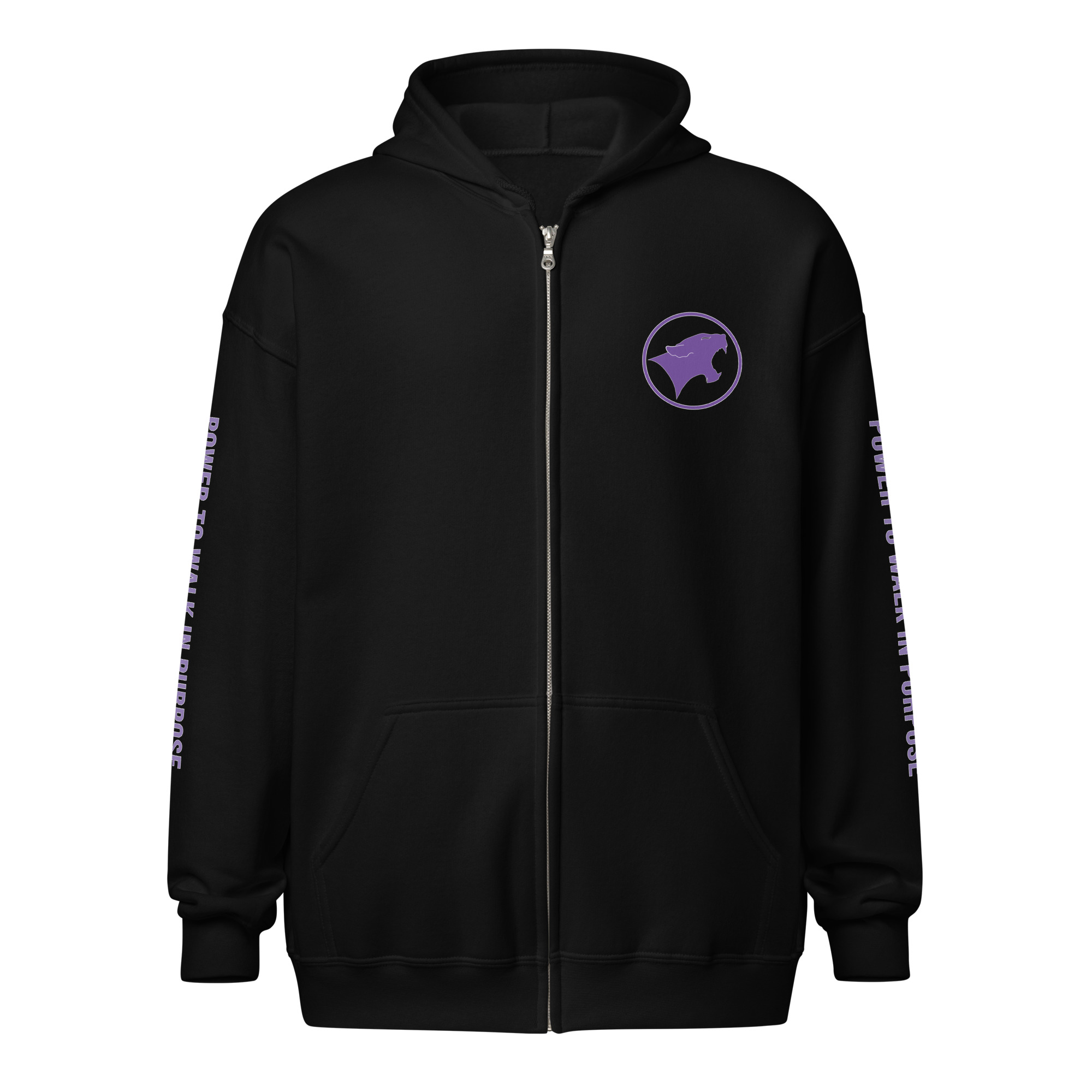 Power to Walk in Purpose Unisex zip hoodie – Image 2