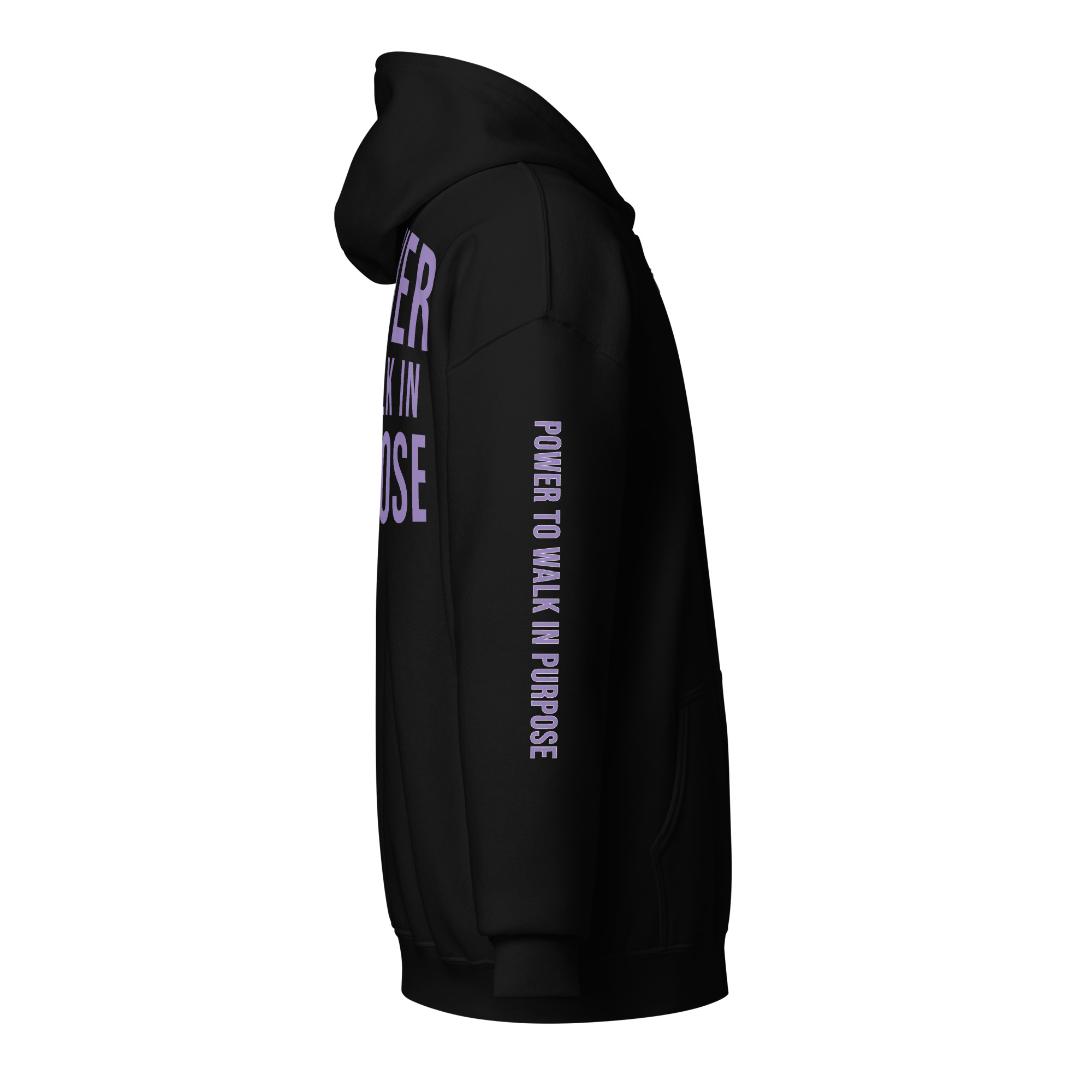 Power to Walk in Purpose Unisex zip hoodie – Image 4