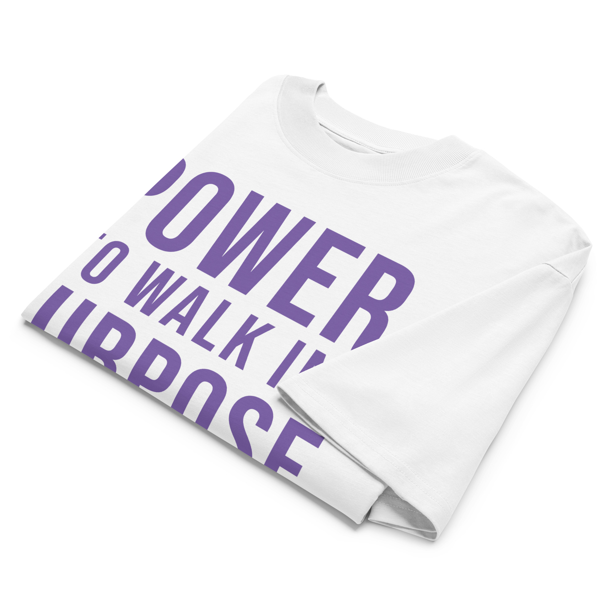 Power to Walk in Purpose Unisex Oversized T-shirt – Image 6
