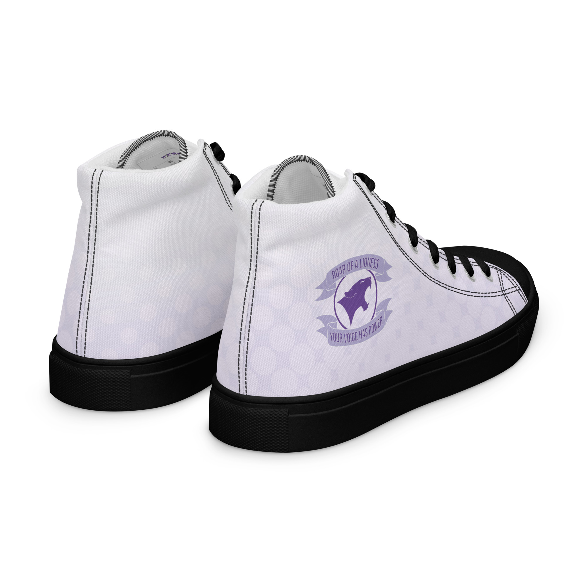 ROAR of the Lioness Women's High top Canvas – Image 8