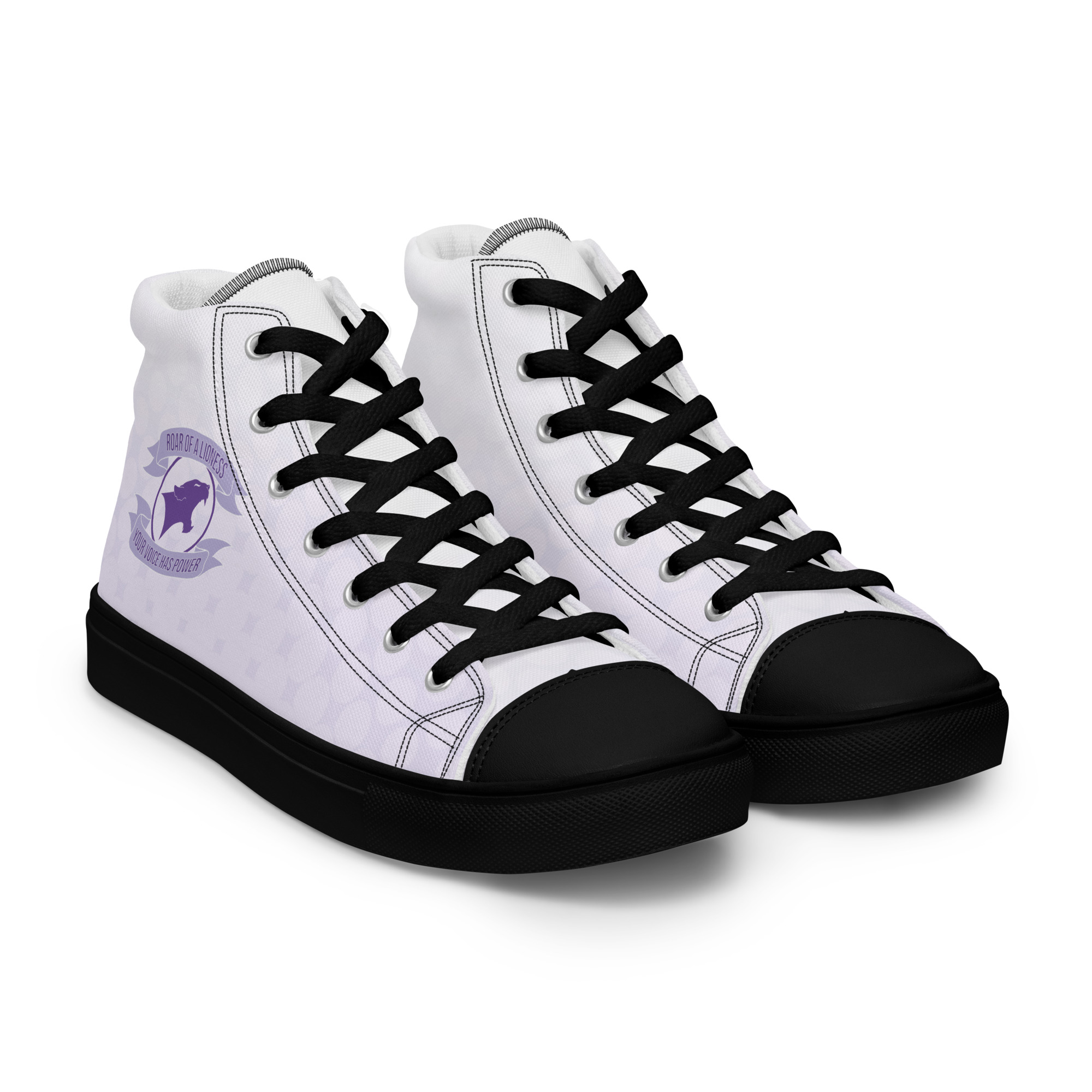 ROAR of the Lioness Women's High top Canvas – Image 7