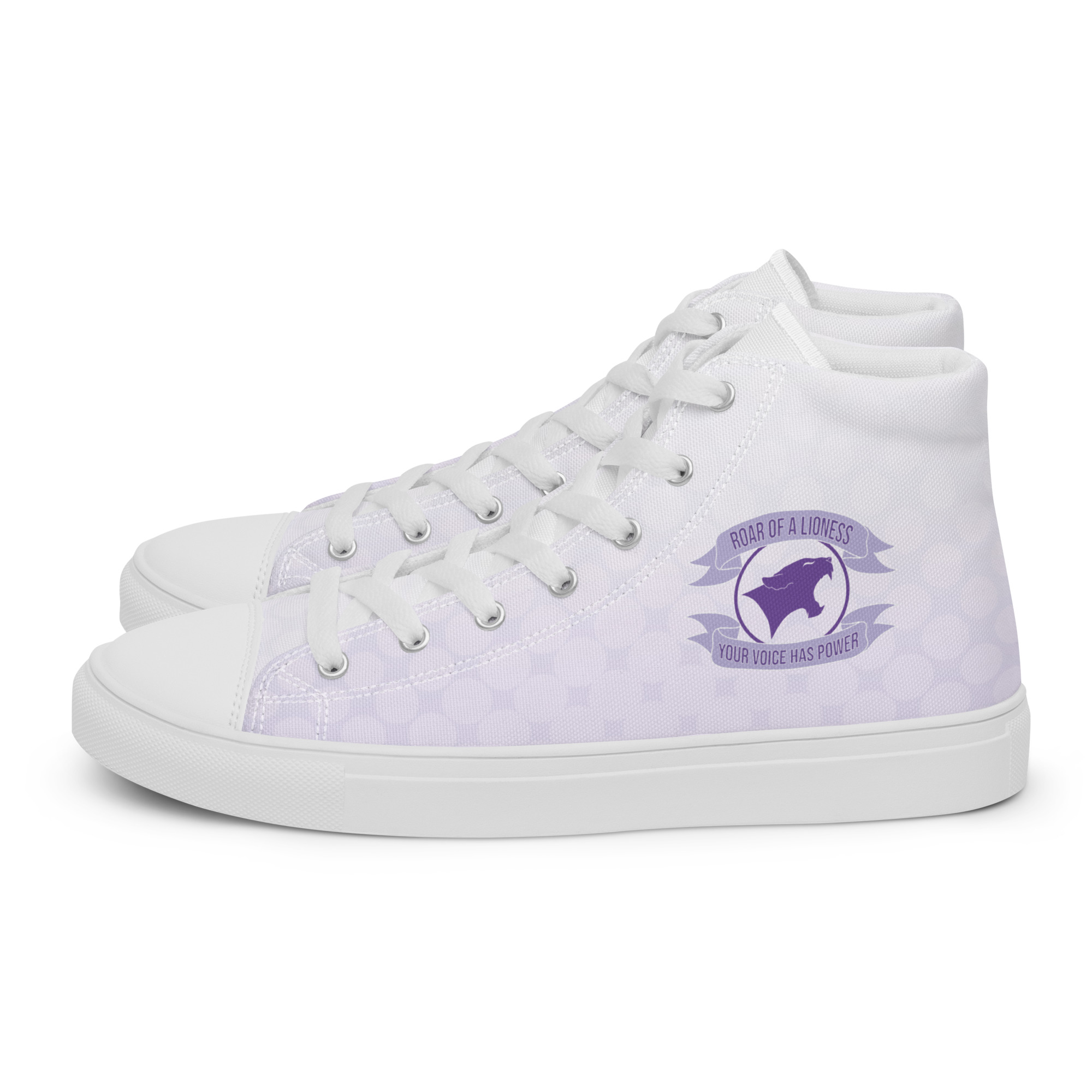ROAR of the Lioness Women's High top Canvas – Image 3