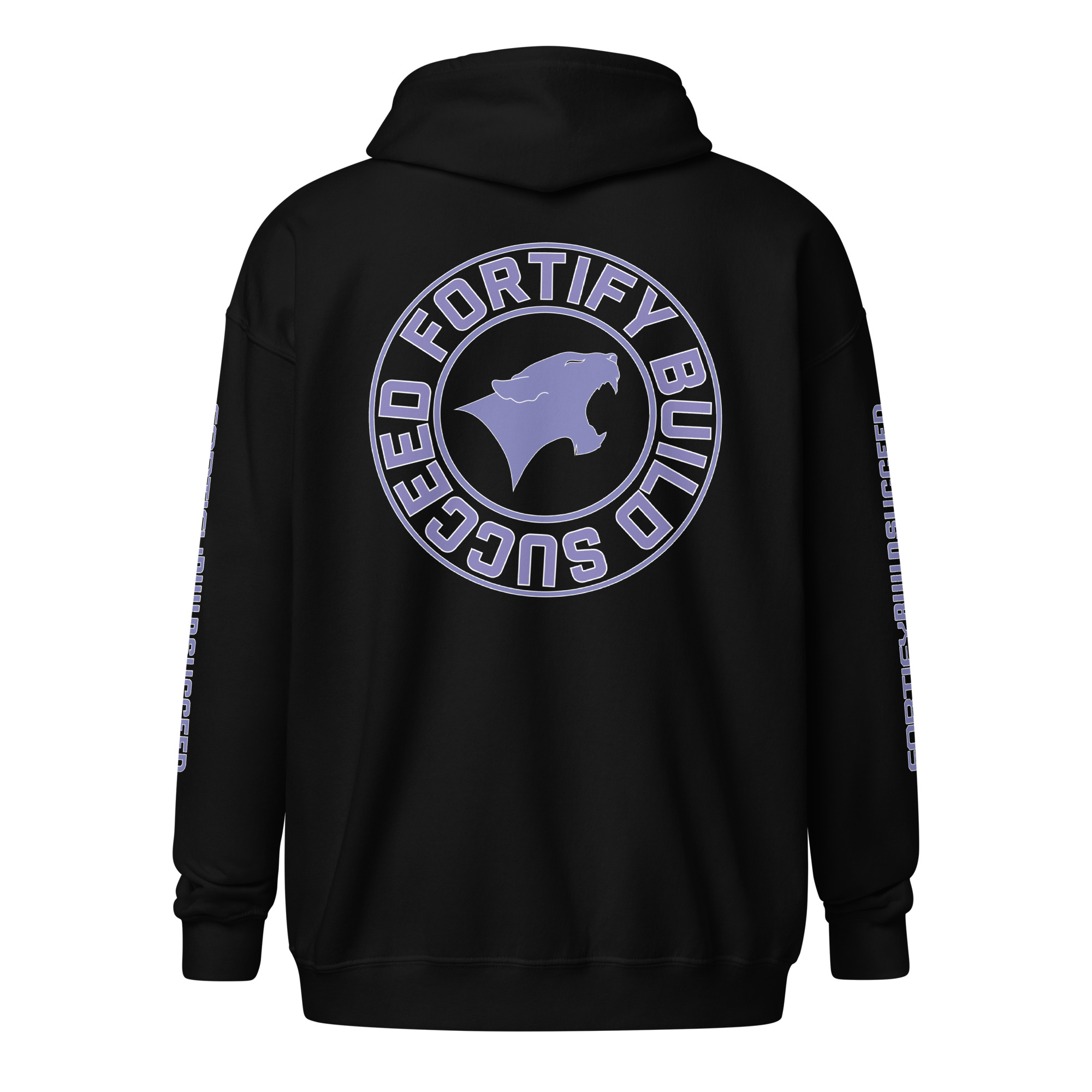 Fortify Build Succeed Unisex Heavy Blend Zip Hoodie – Image 2