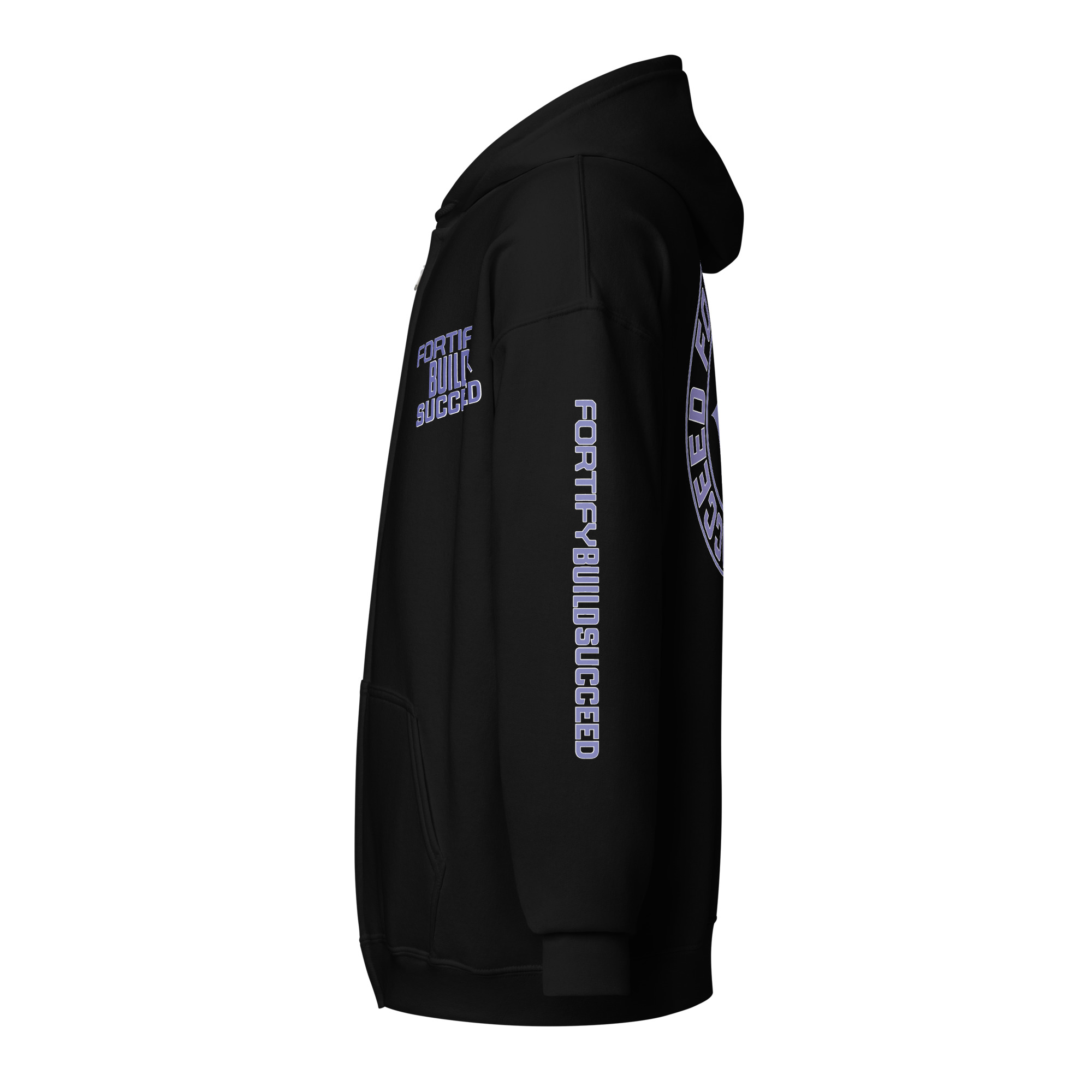 Fortify Build Succeed Unisex Heavy Blend Zip Hoodie – Image 3
