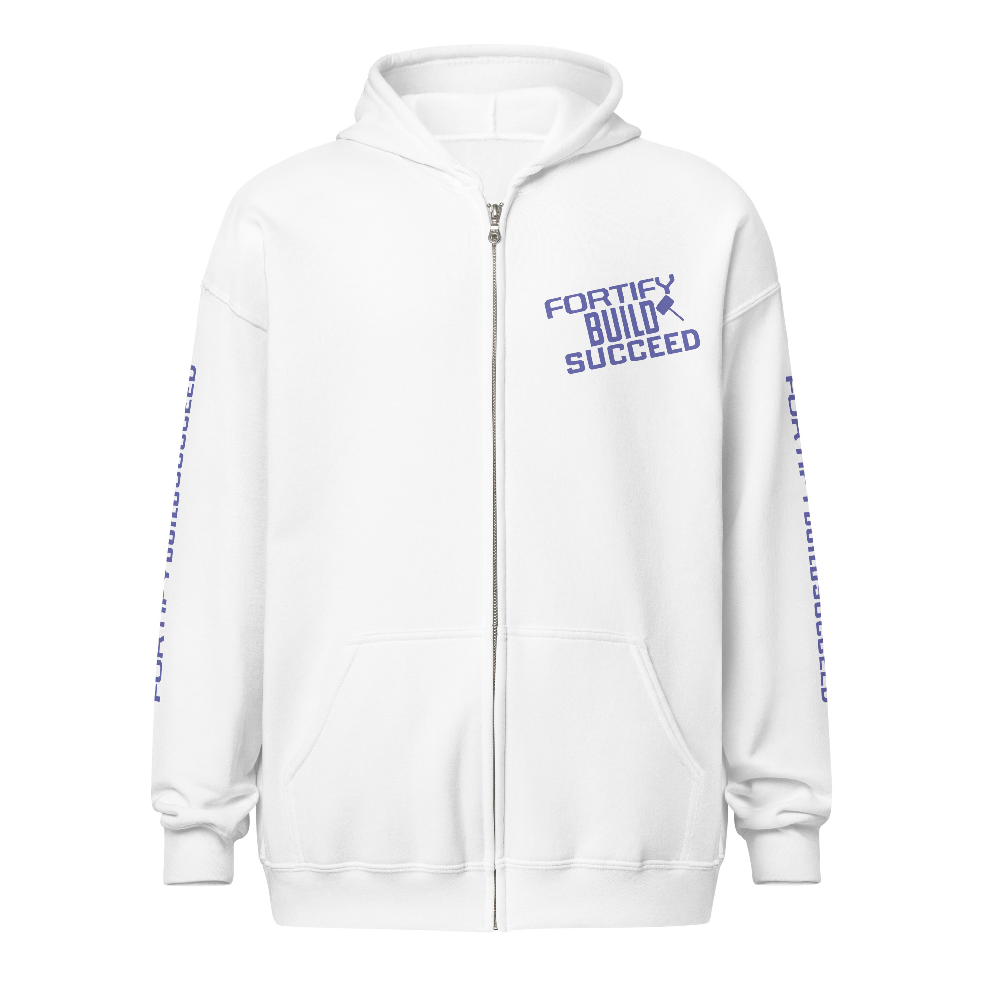 Fortify Build Succeed Unisex Heavy Blend Zip Hoodie – Image 5