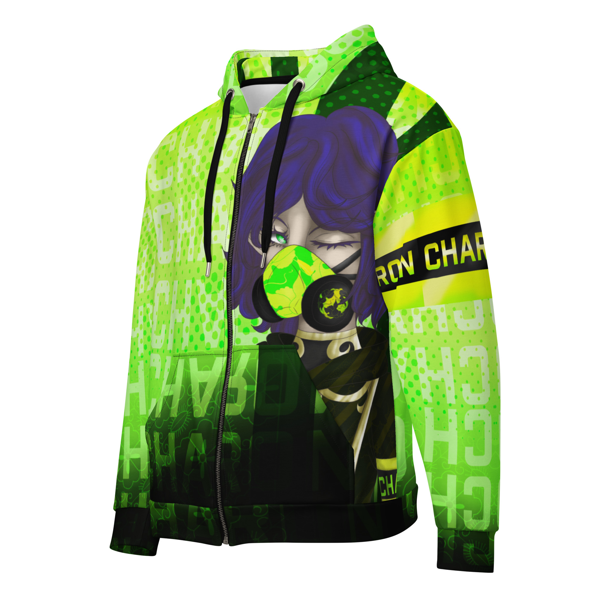 Charon Unisex zip hoodie – XL