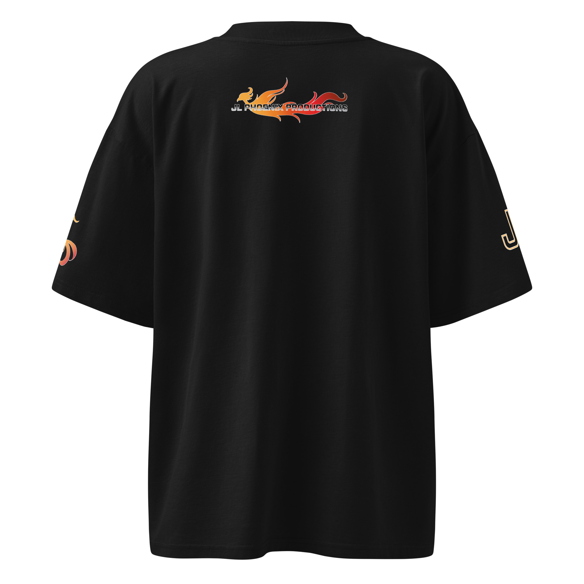 Phoenix Phans Unisex organic oversized high neck t-shirt – Image 2