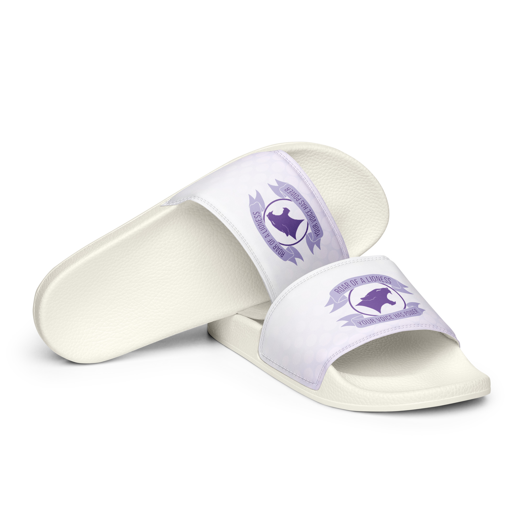 R.O.A.R Men’s slides – White, 8