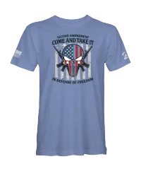 2nd Amendment Come & Take It Unisex Blend Shirt 4.4oz – X-Large, Royal