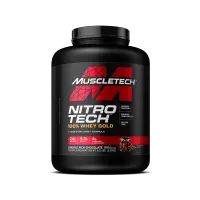 MuscleTech Nitro-Tech 100% Whey Gold 5 lb · Double Rich Chocolate – Image 1