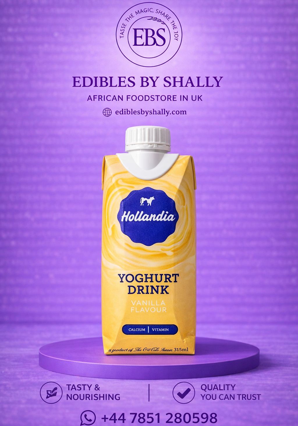 Hollandia Yoghurt Vanilla Sweetened  – 315ml (Per 1)