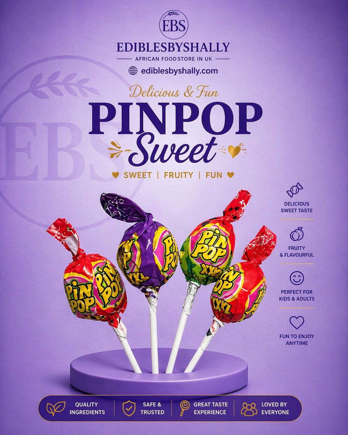 Pin Pop  – 2 Pcs