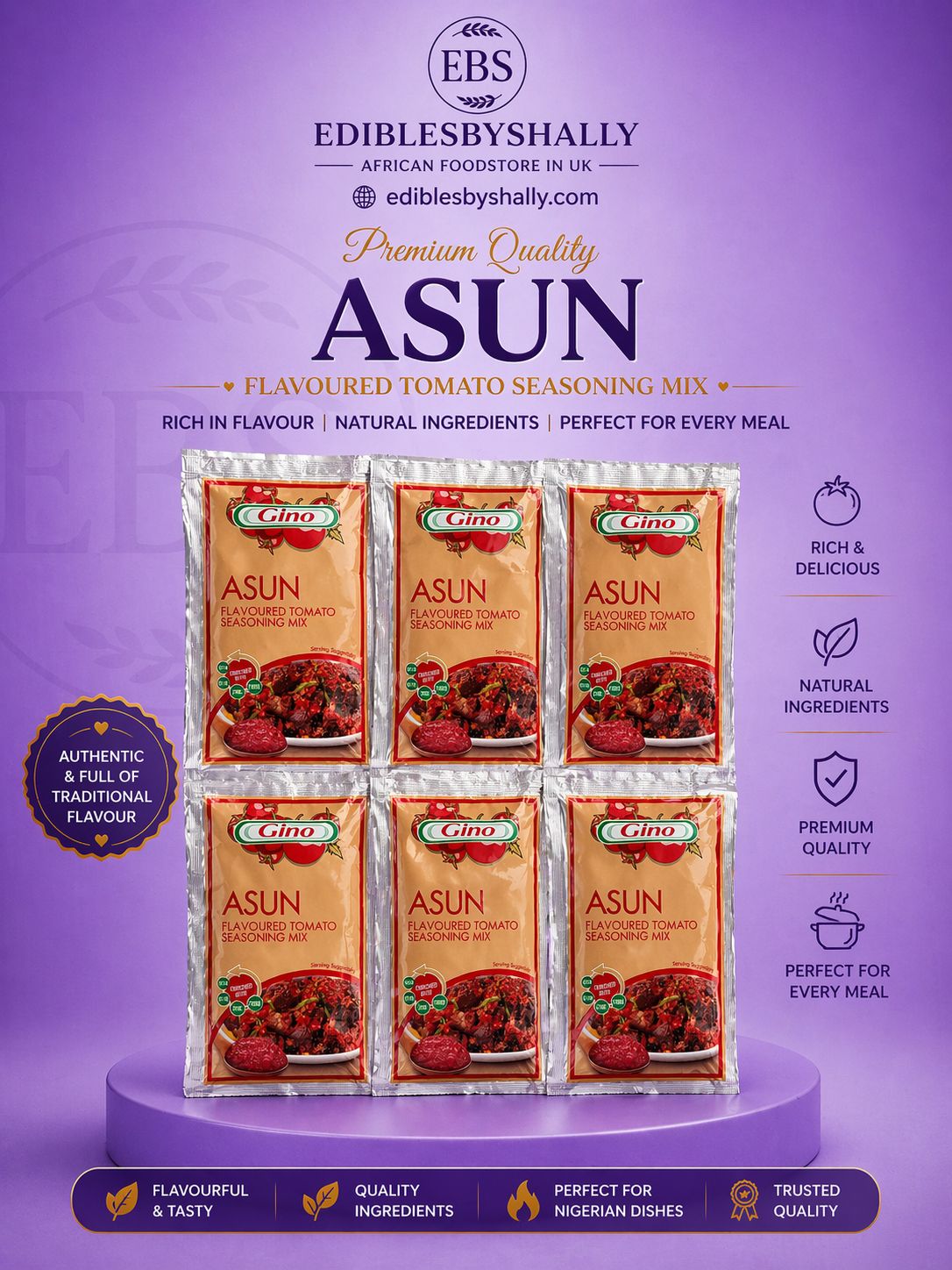  Gino Asun Tomato Seasoning Mix Per 1  – Image 1