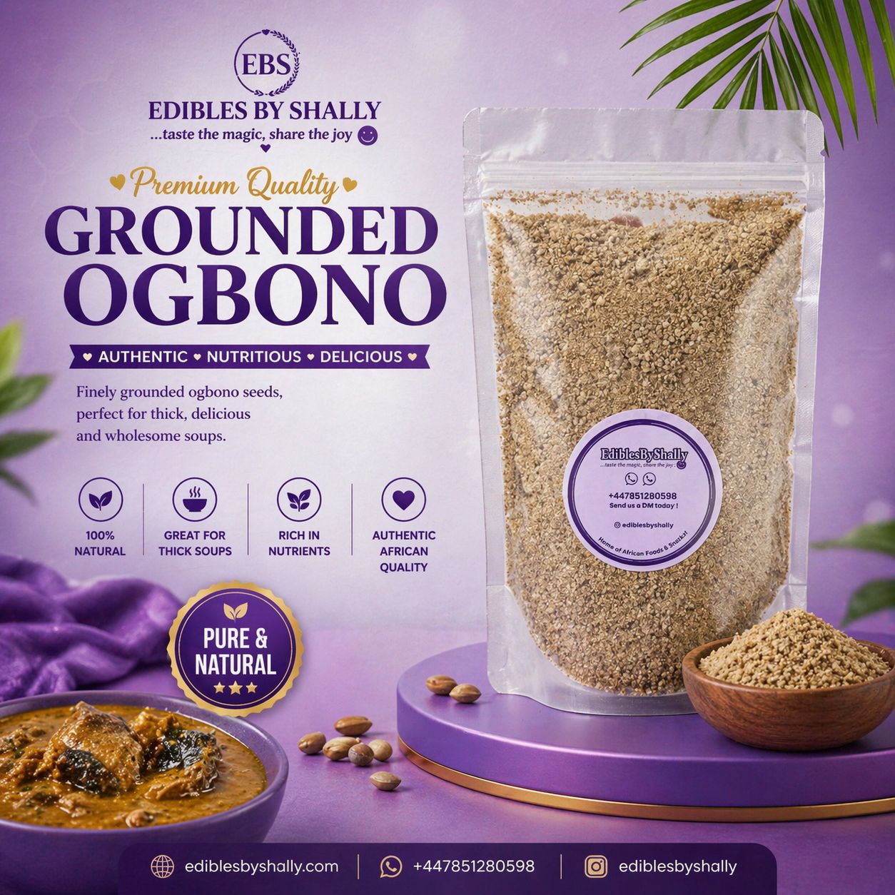 Grounded Ogbono  – Image 1