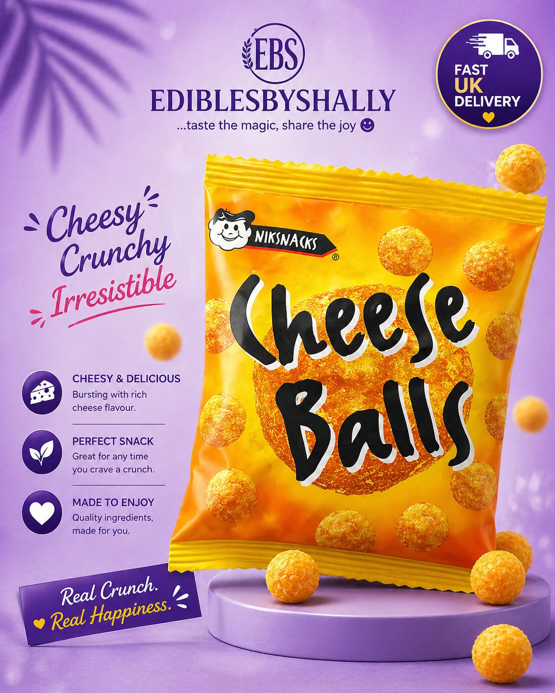 Cheeseball Niksnacks - –  Small Size Per 1-  BB - 01/06/2026