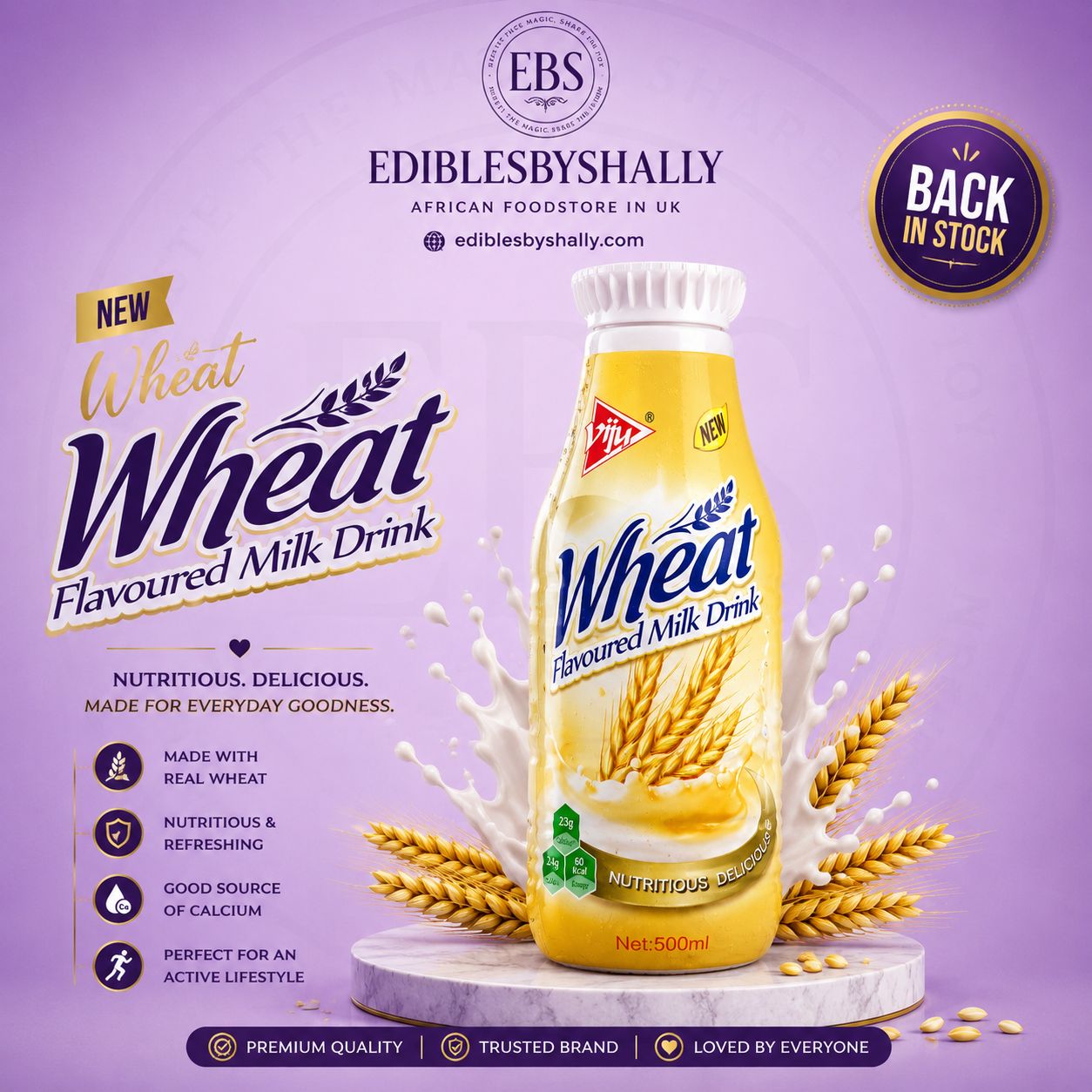Viju Milk Drink – Viju Milk Wheat Flavoured Milk Drink 500ml