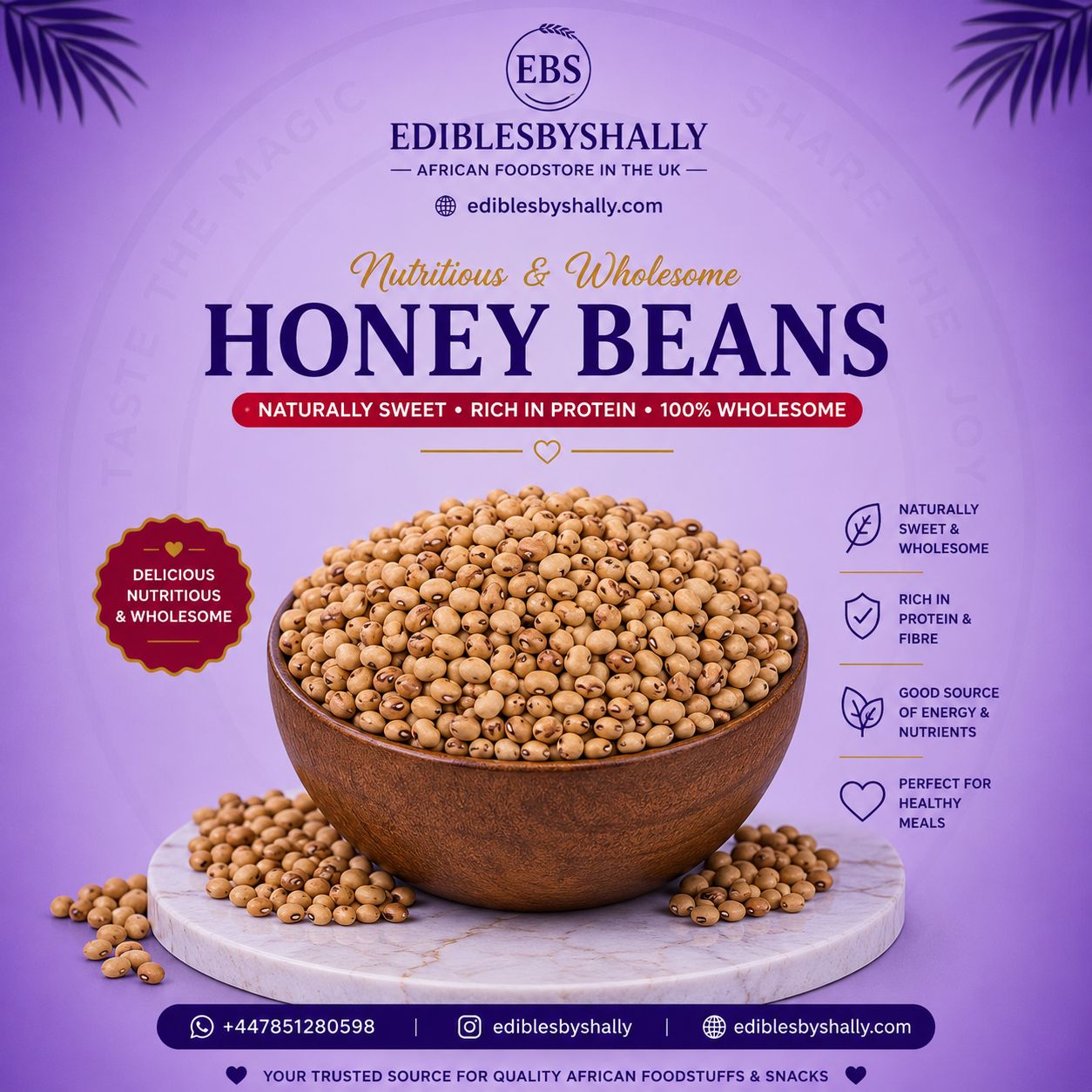 Honey Beans Ewa Oloyin – 1kg