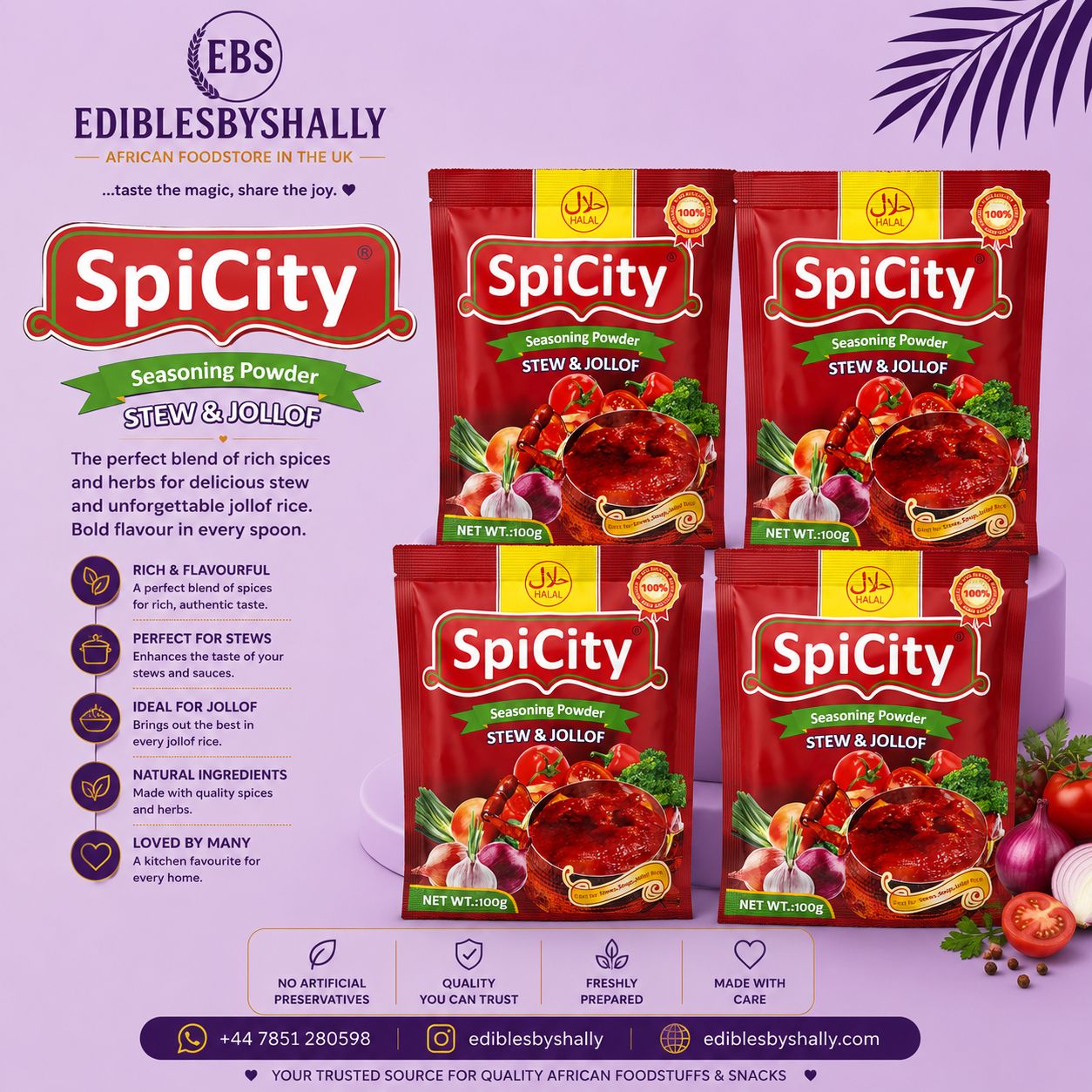 SpiCity Stew and Jollof 100g – Image 1