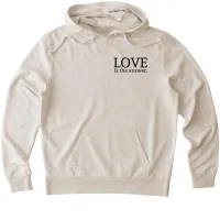 Organic Hoodie - LOVE is the answer – Image 1