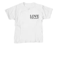 Youth Tee - LOVE is the answer – Image 1