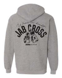 When In Doubt Zip Hoodie - Grey – Image 1