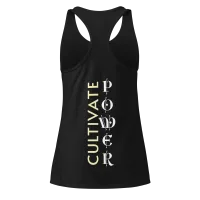 Cultivate Power PRETTY SAVAGE | Women’s fitted racerback tank top – Image 2